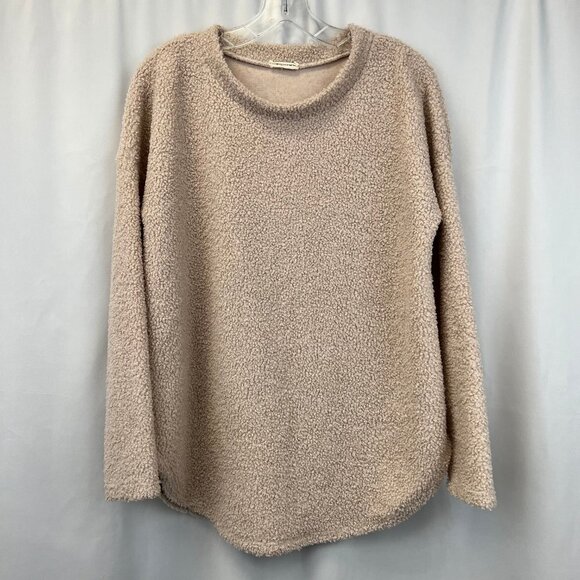 Viamor Womens Blush Long Sleeve Round Neck Pullover Sweater Size Medium - Picture 1 of 9